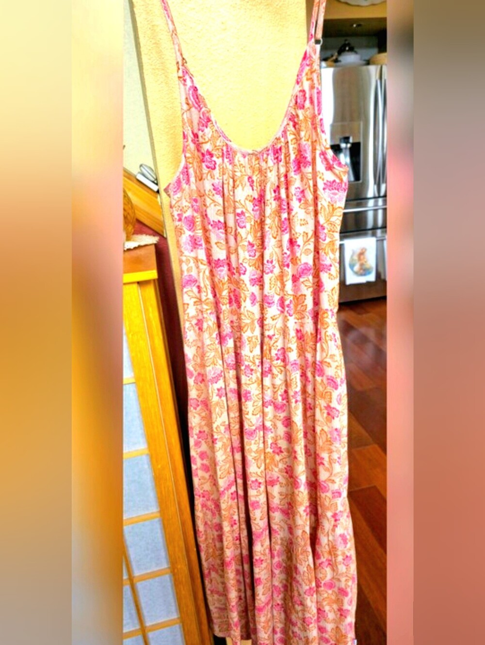 Sisstr Revolution Pink Floral Midi Dress Size Small